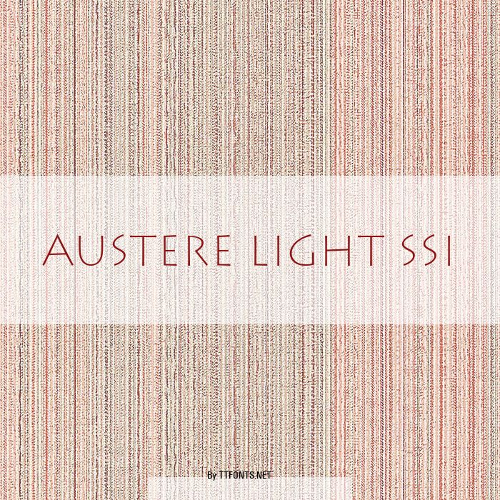 Austere Light SSi example